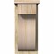 Ekena Millwork Del Monte Rough Sawn Corbel w/Backplate, Douglas Fir, 8"W x 10"D x 18"H COR08X10X18DEL01RDF - alternate 2